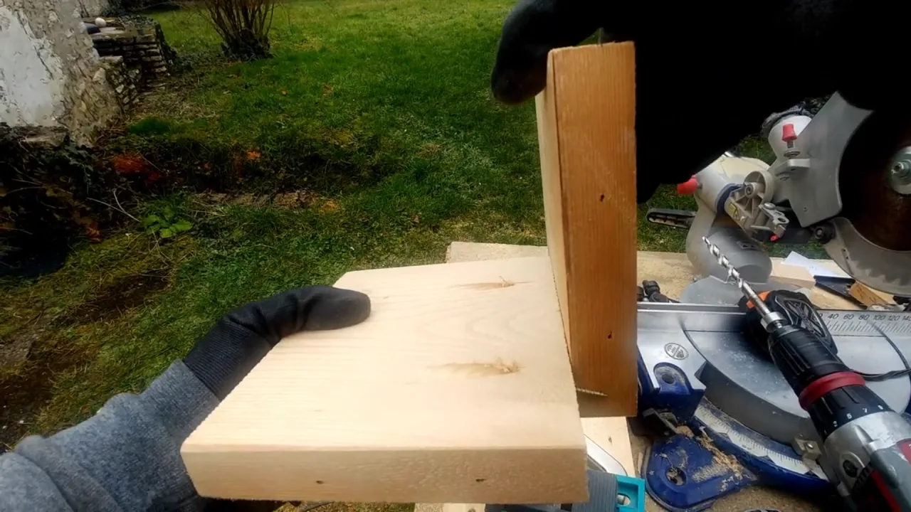 Percer les pocket holes — vue 2